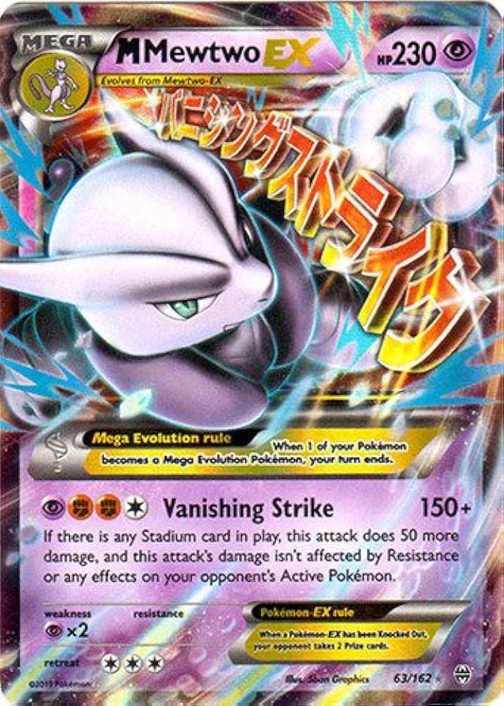 mewtwo ex pokemon card