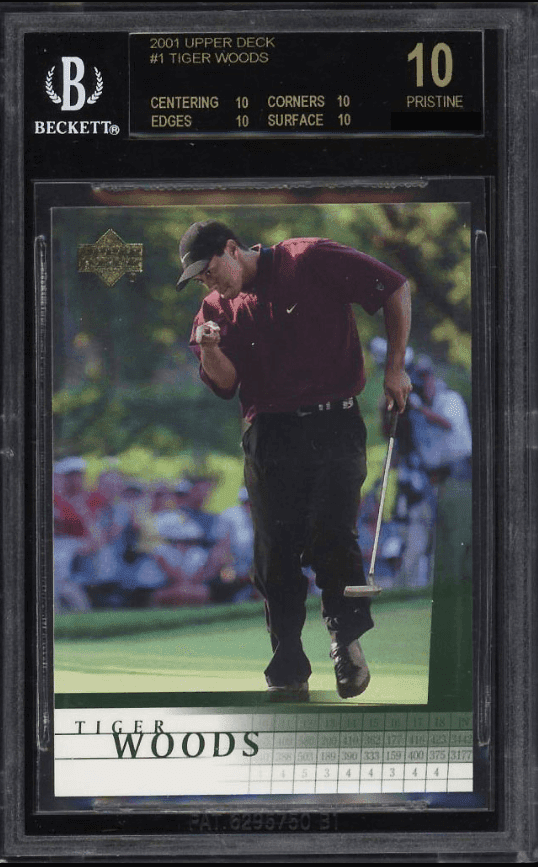 tiger woods rookie card