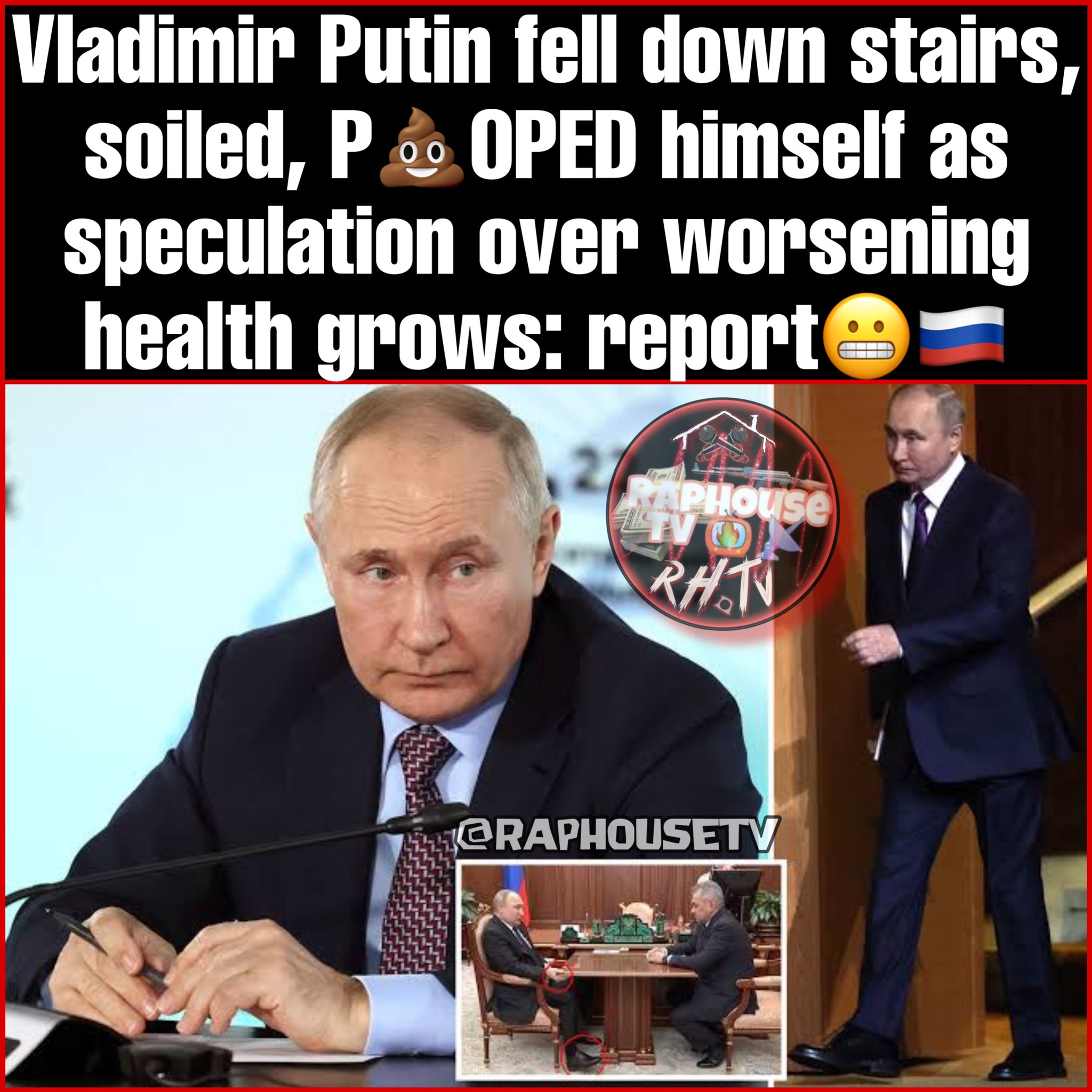 putin shit pants