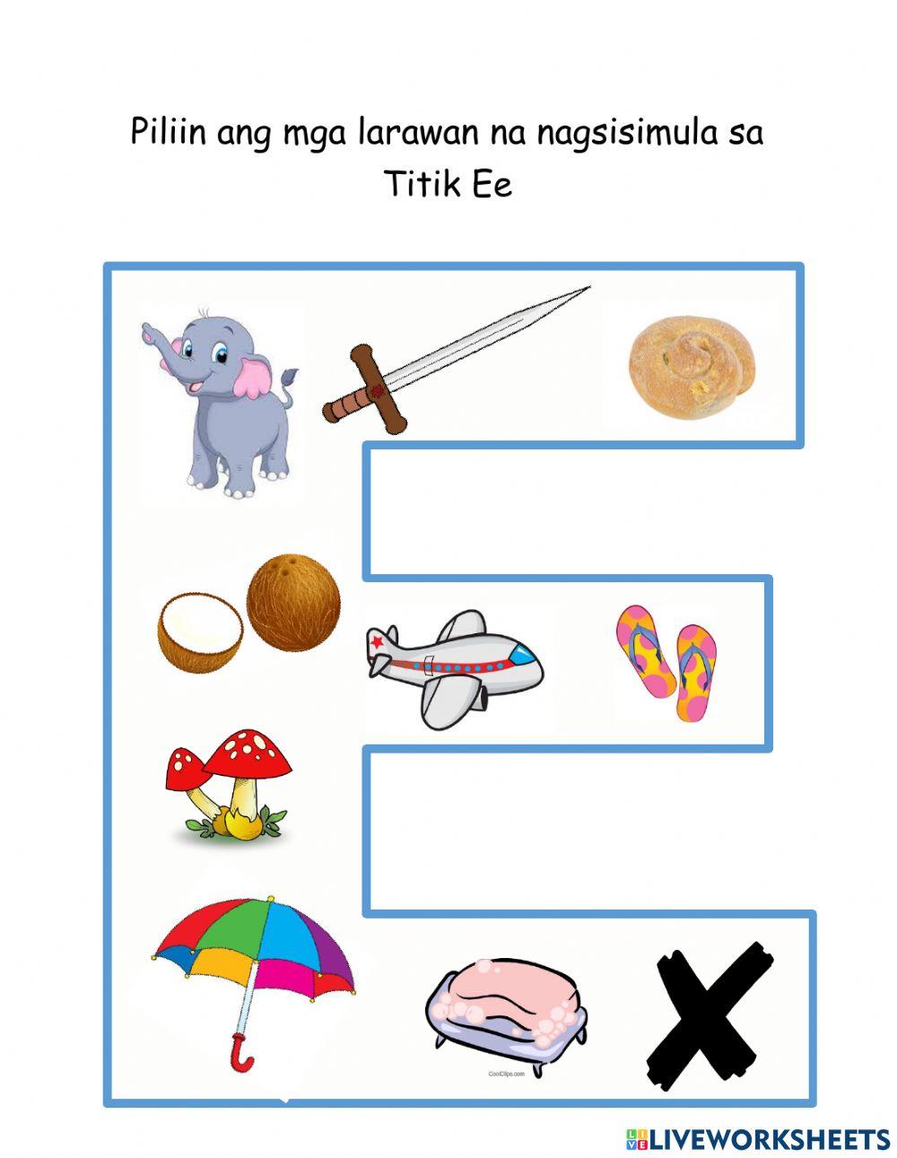 printable titik e worksheets