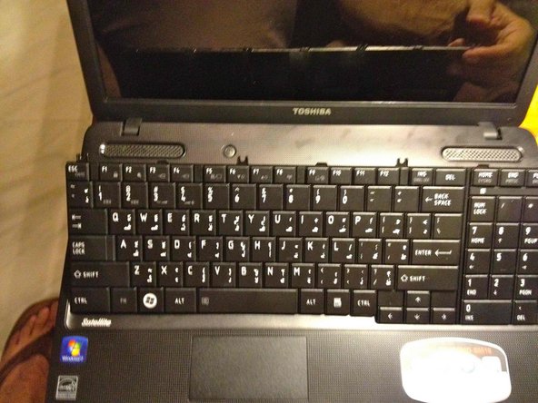 toshiba laptop keyboard stopped working