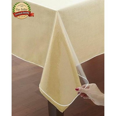 clear plastic table cover protector