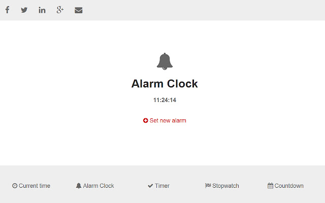 free internet alarm clock