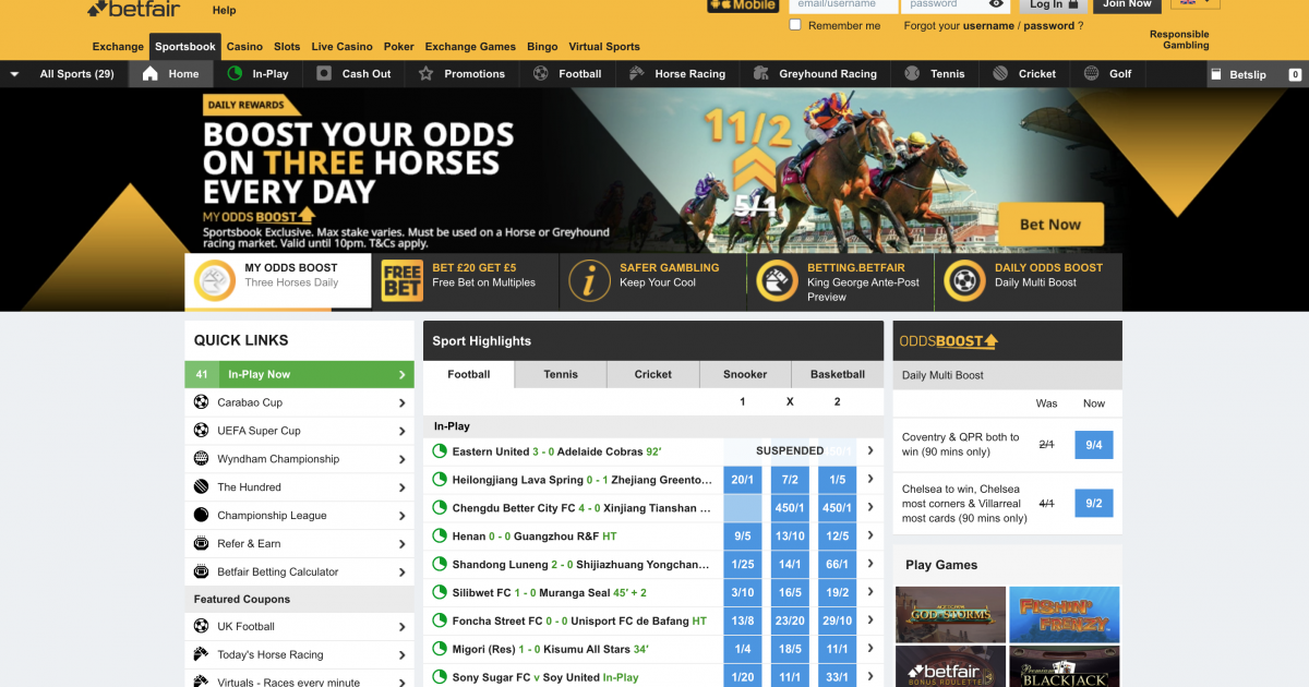 betfair sportsbook