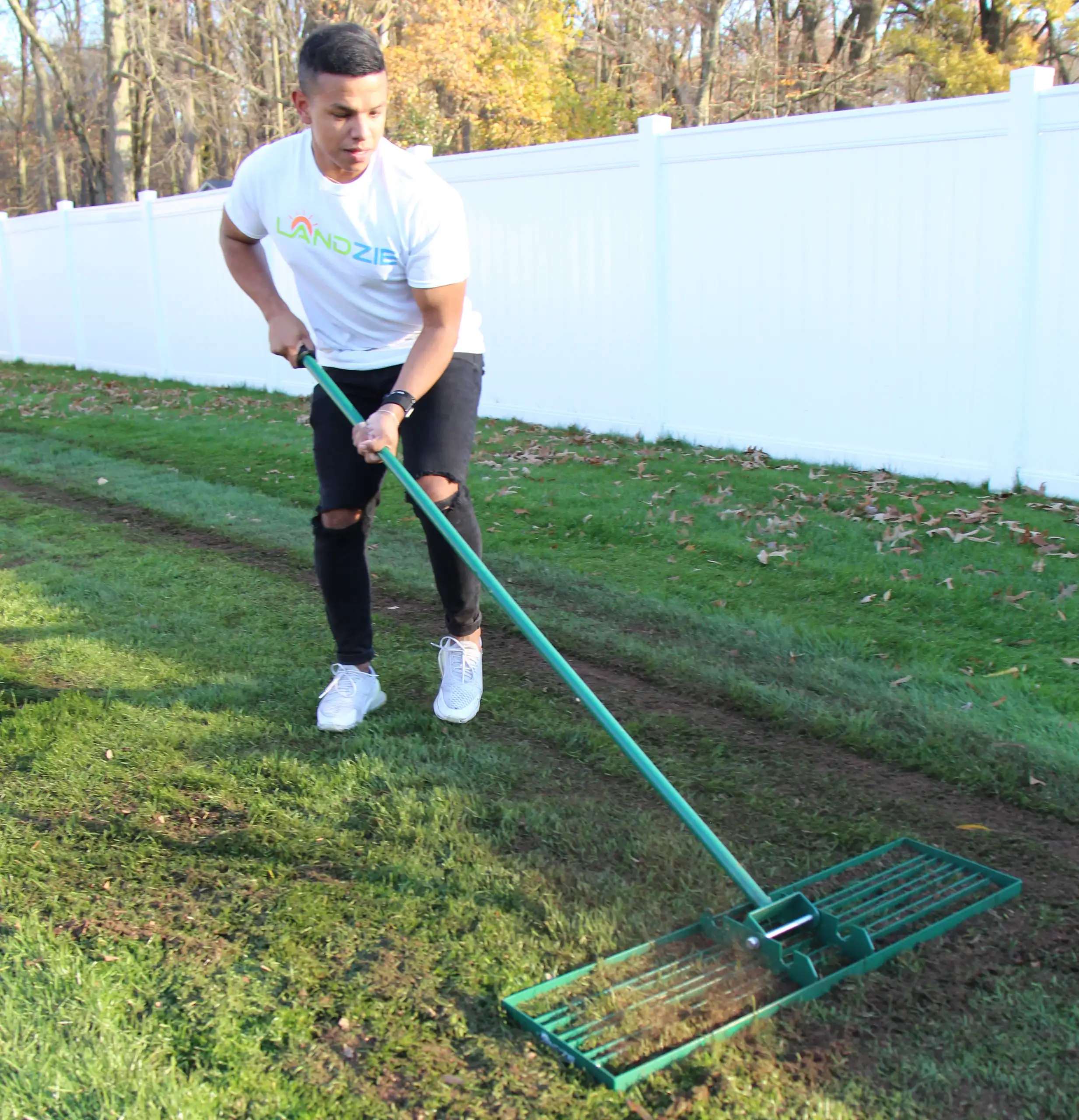 lawn leveller rake