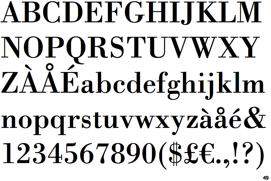 bodoni font generator