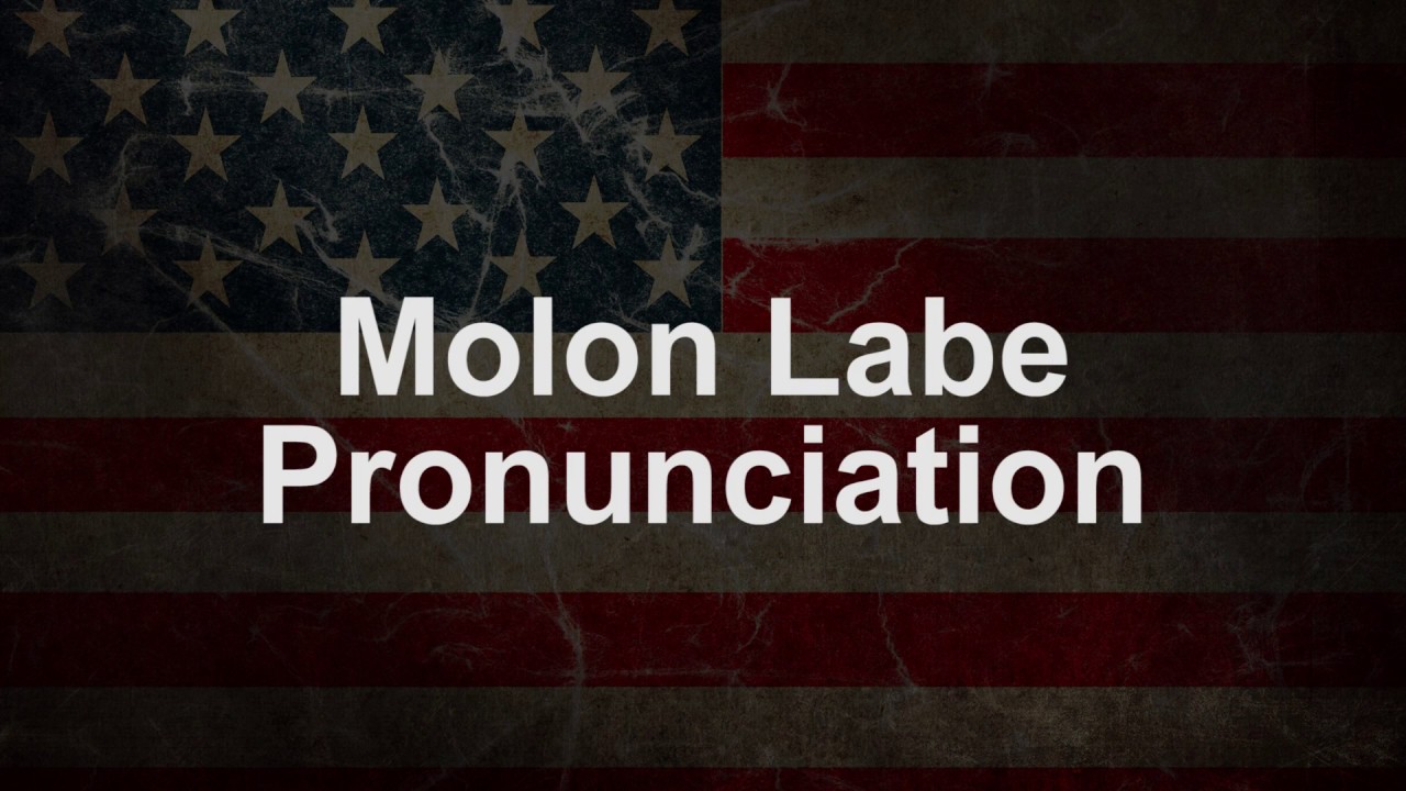 molon labe pronounce