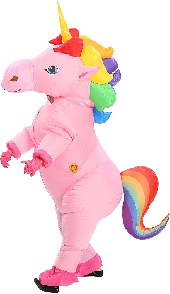 adult inflatable unicorn costume