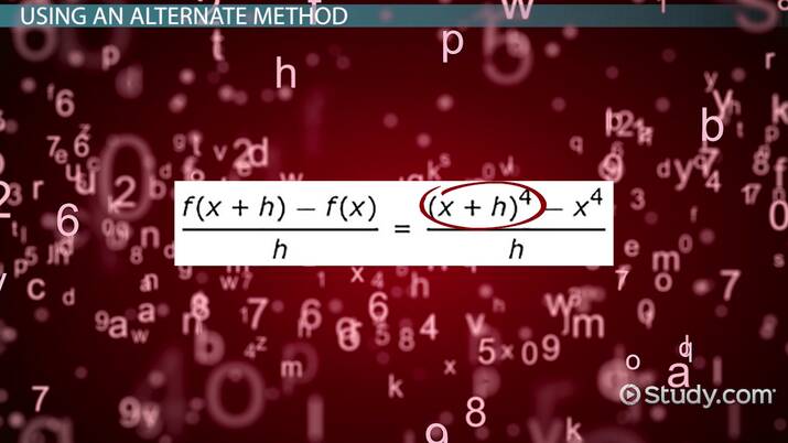 derivative x/4