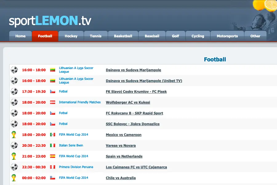 sport lemon footbal