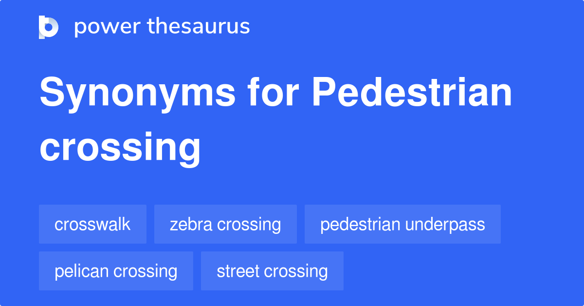 pedestrian synonym