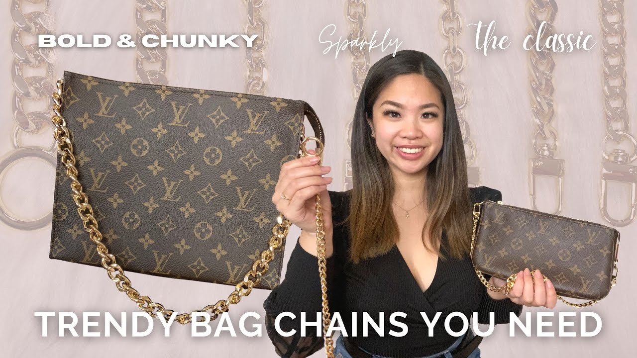 louis vuitton handbag with chain