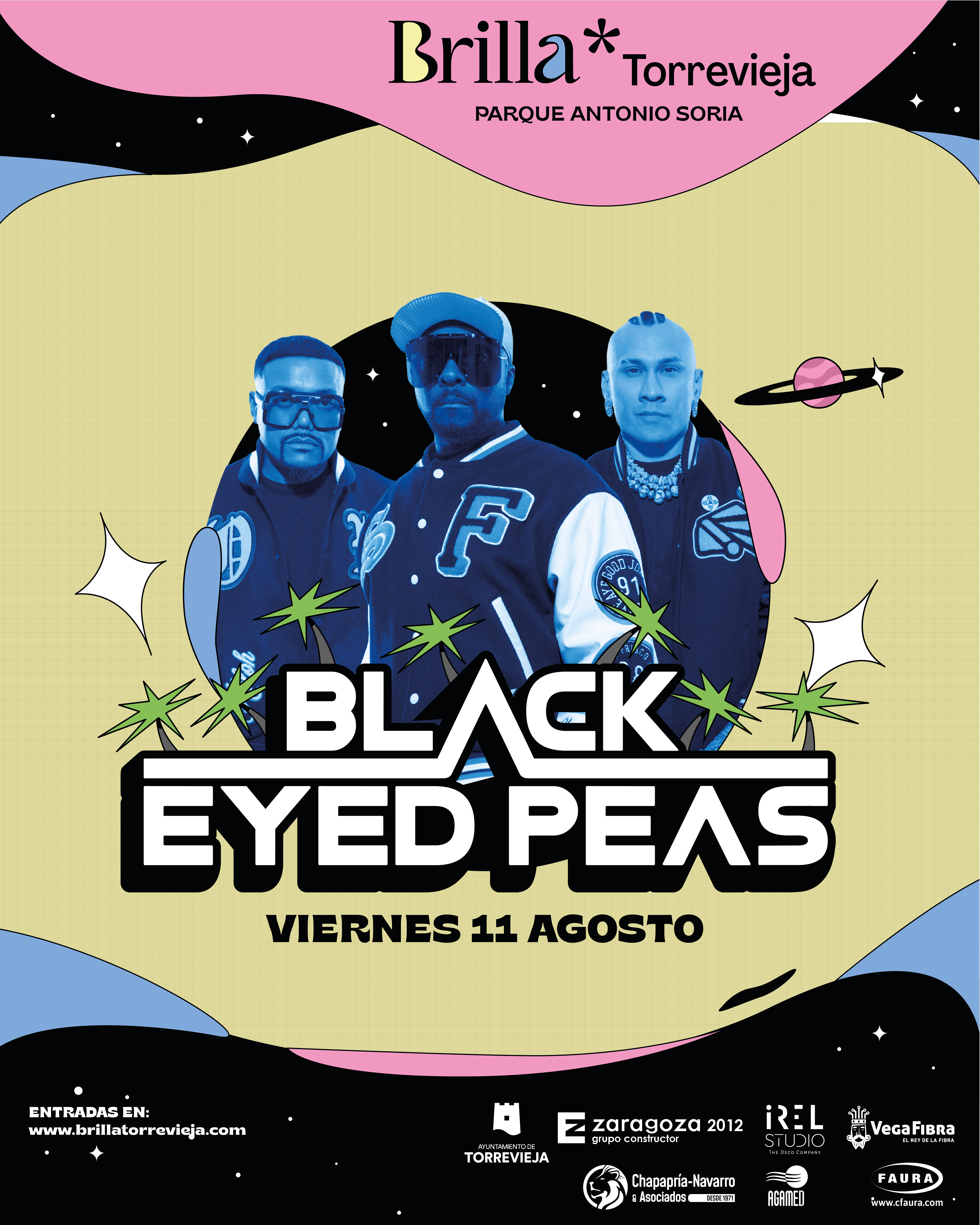 entradas black eyed peas torrevieja