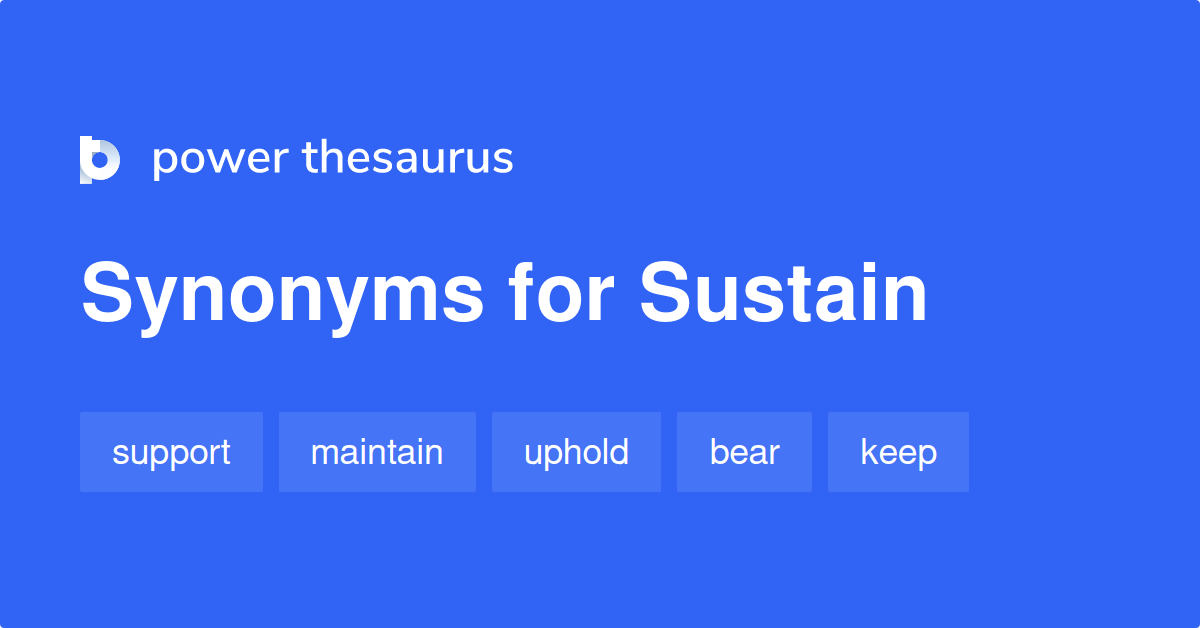 synonyms for sustain