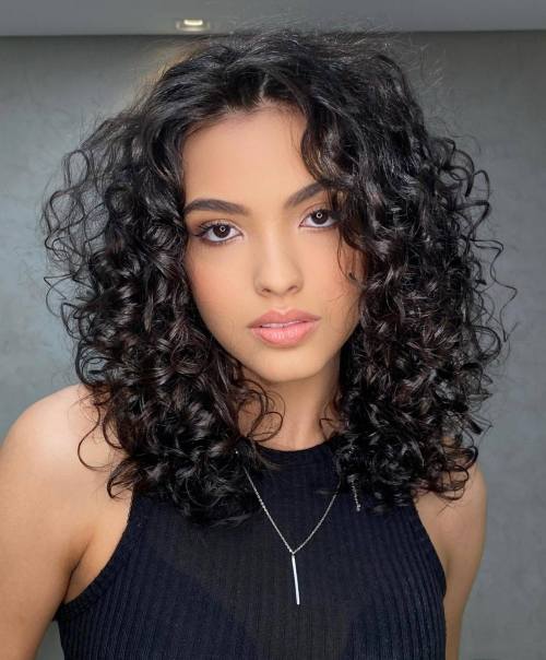 hairstyles for medium length hair curly