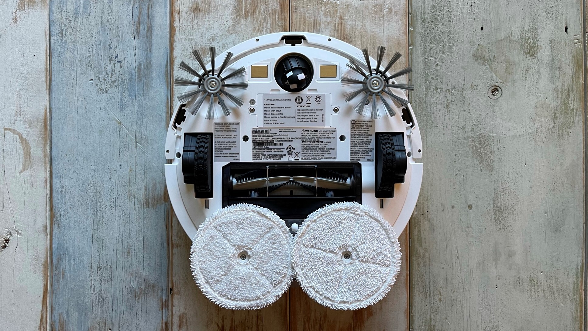 spin wave wet and dry robotic vacuum