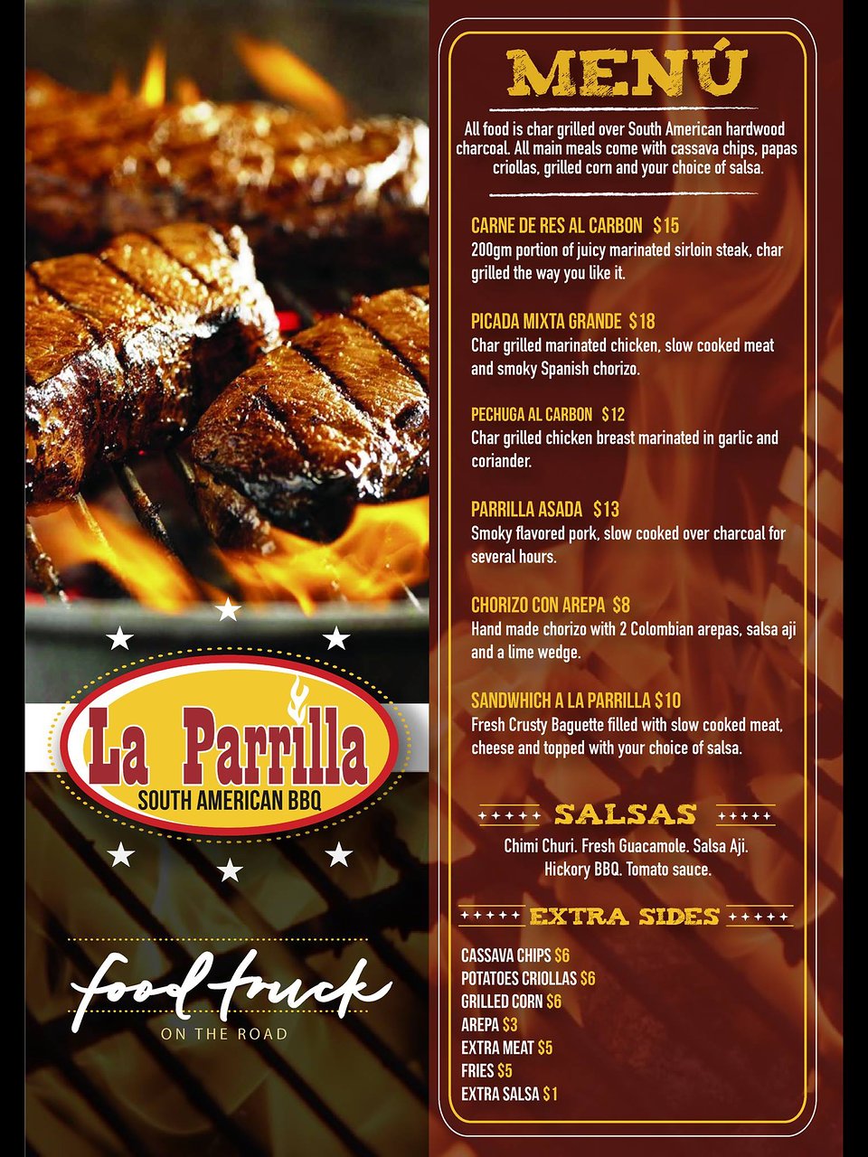 la parrillita menu