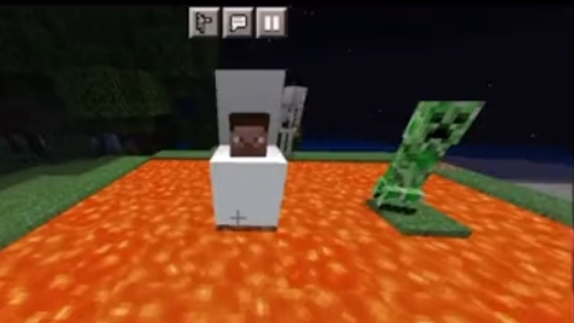 skibidi toilet or creeper