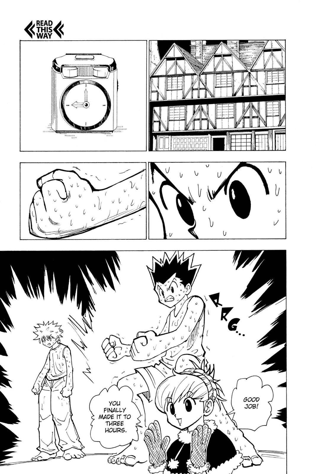 gon and killua training with bisky