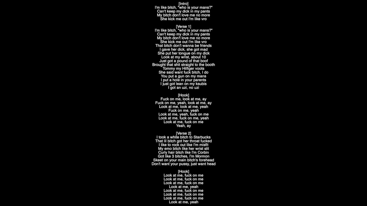 look at me lyrics