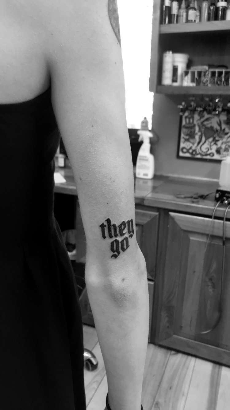 they come they go tattoo