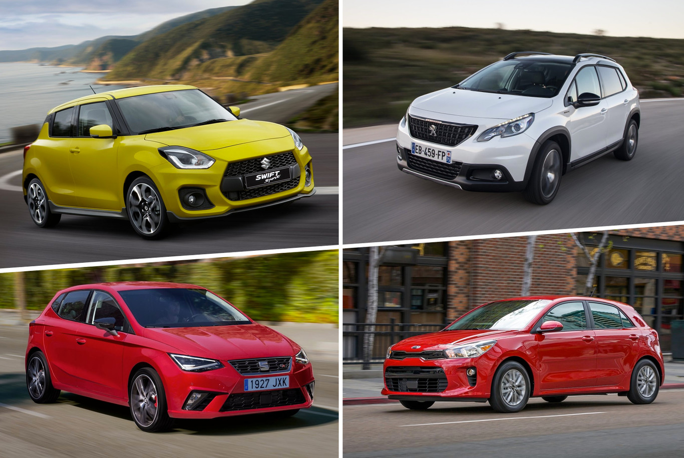 kia rio vs seat ibiza 2018