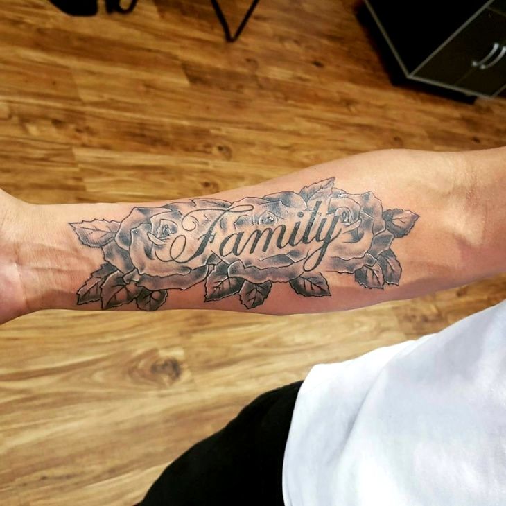 family forearm tattoos