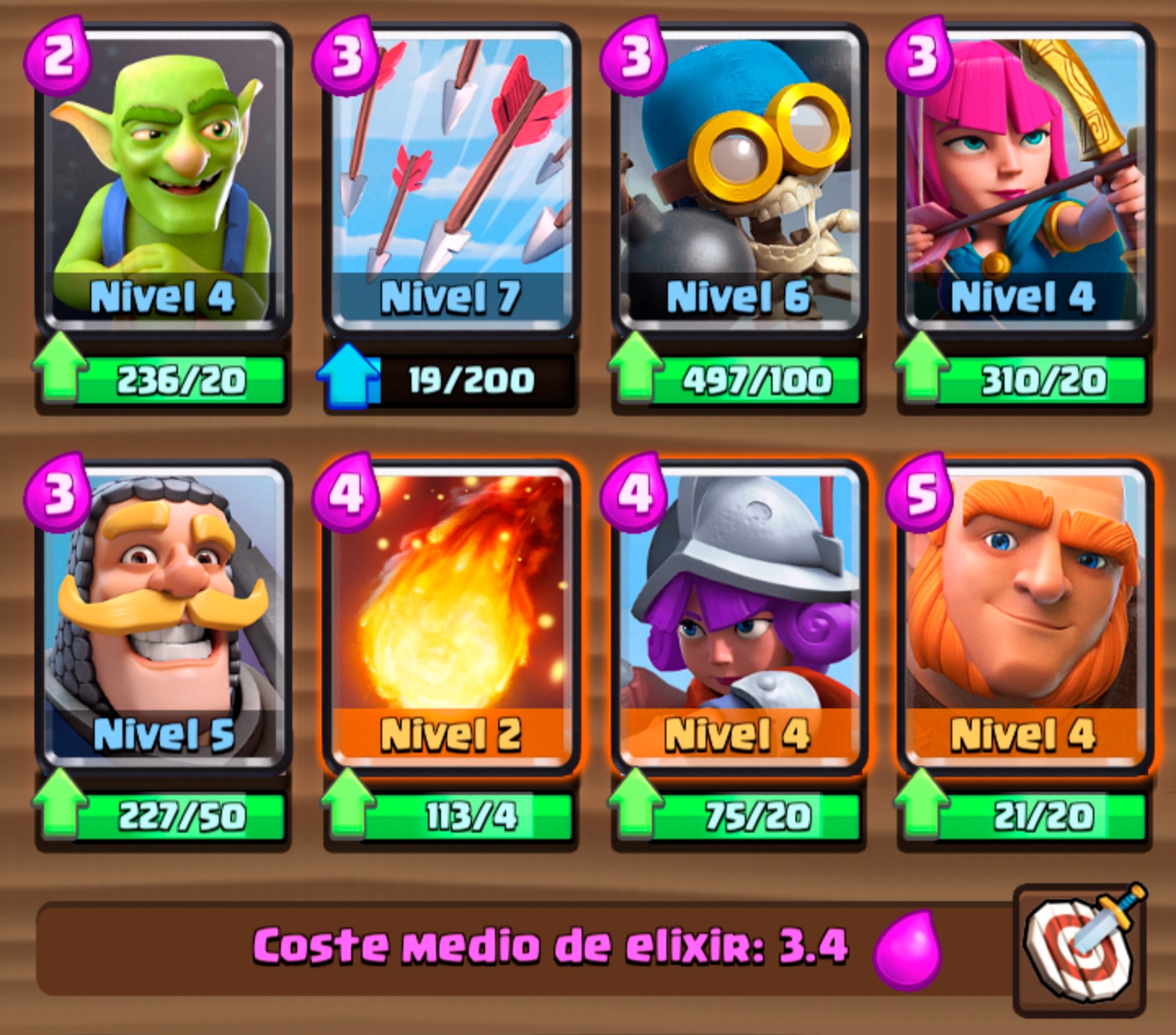 clash royale 2 arena deste