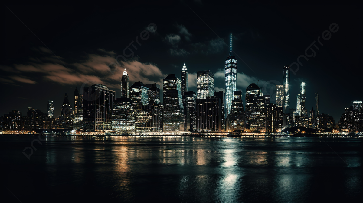 fondo de pantalla new york de noche