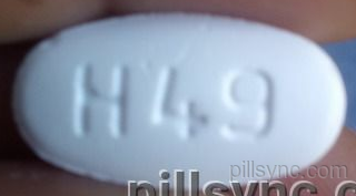 white pill with h49