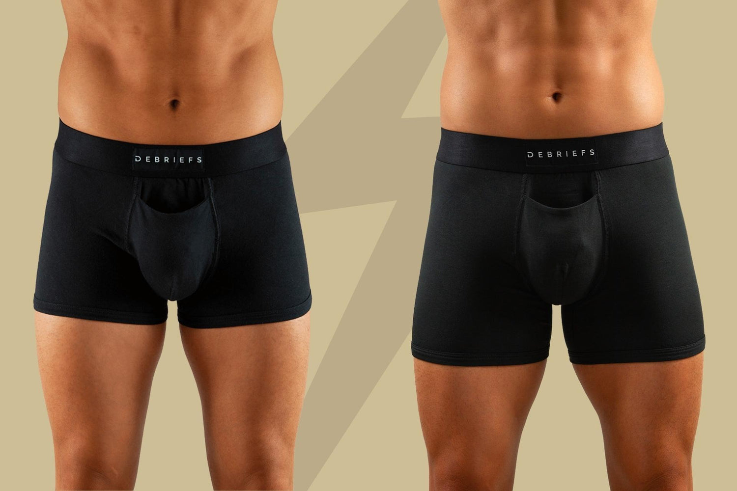 step one difference between boxer briefs and trunks