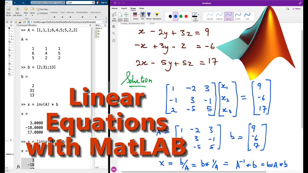 matlab equation