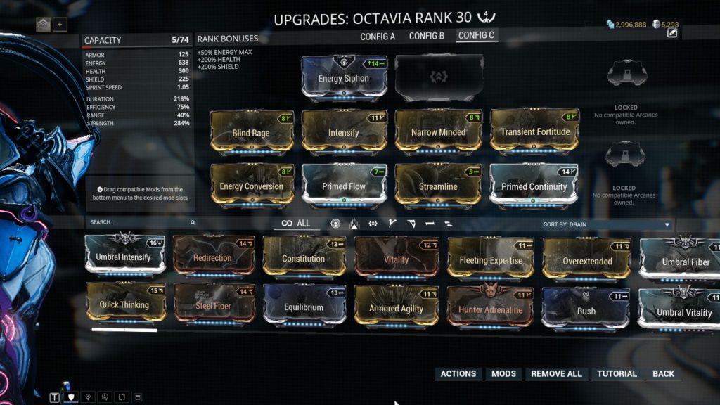 octavia prime build