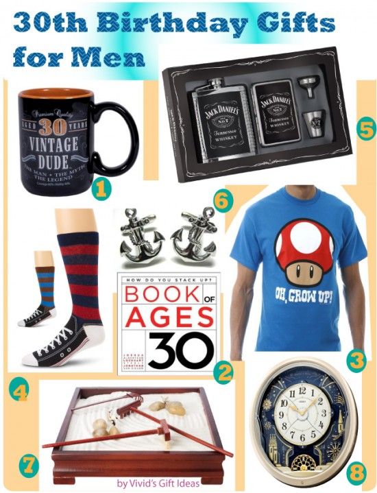 30th birthday present ideas for man