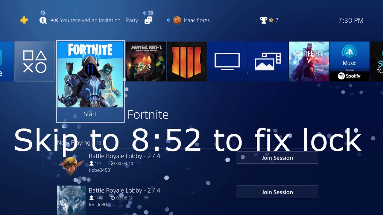 games are locked on ps4