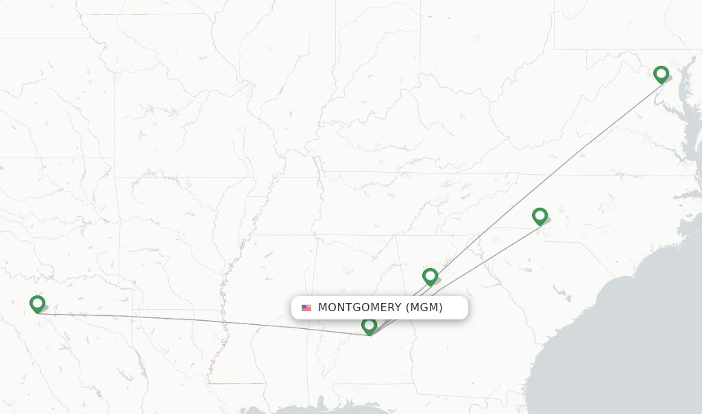 flights to montgomery texas