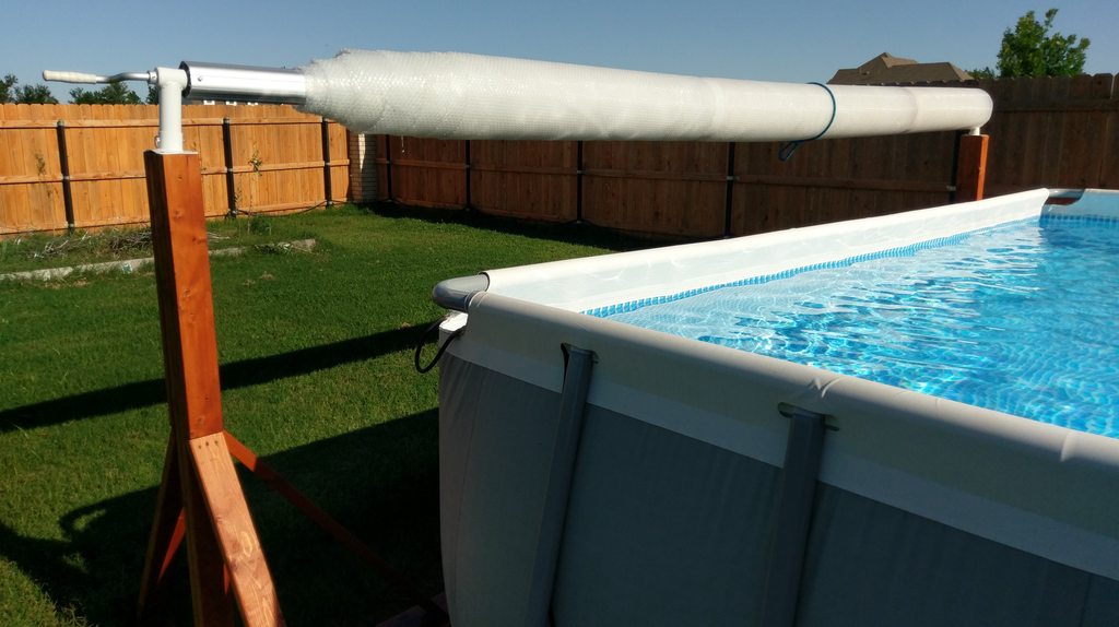 solar blanket reel for above ground pool