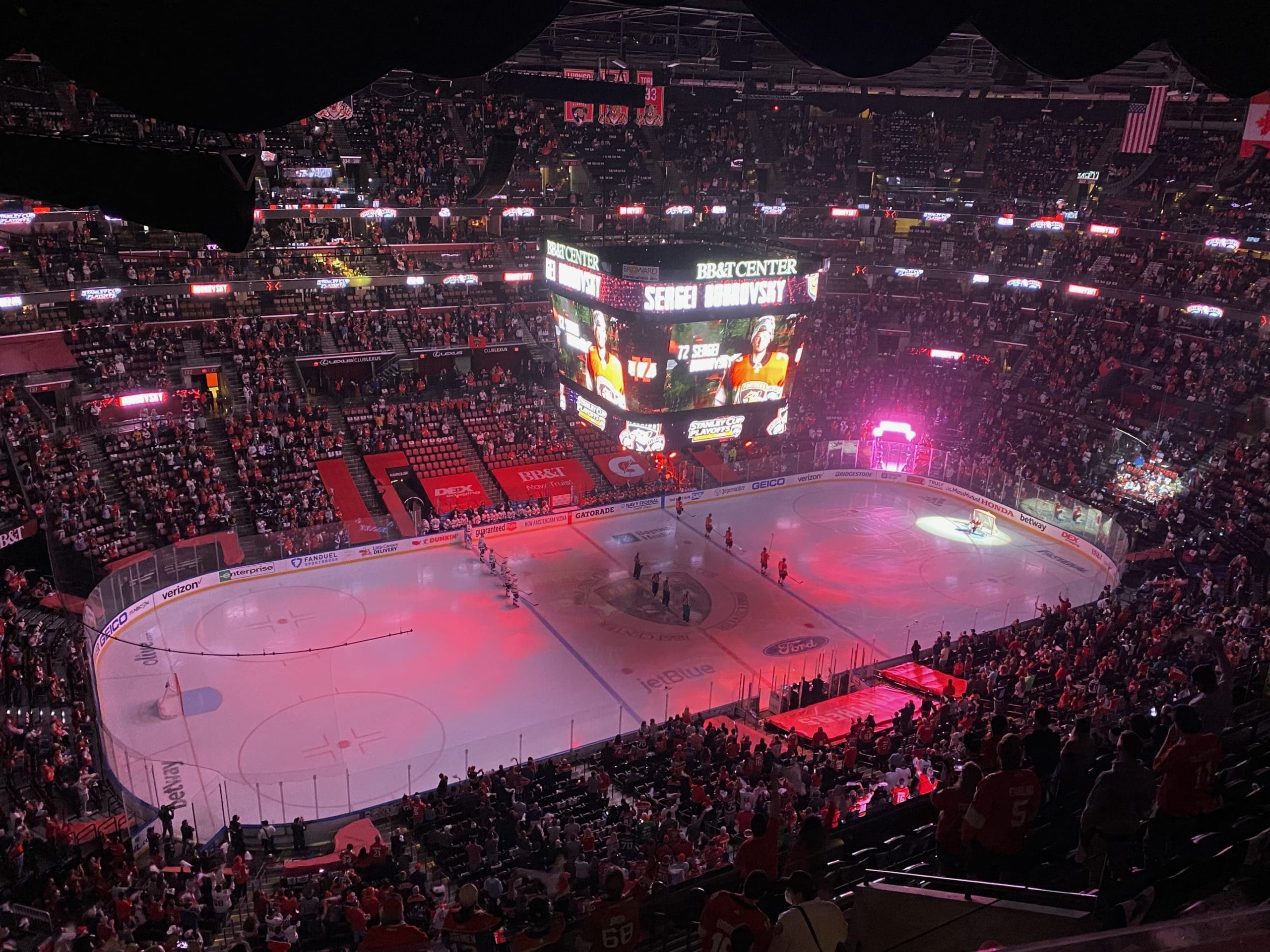 florida panthers average attendance