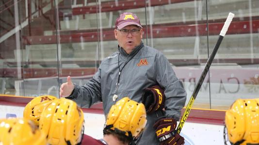 university of minnesota hockey coach