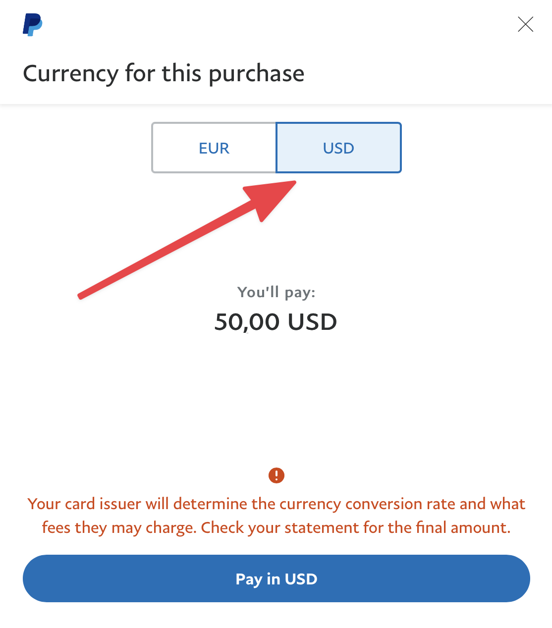 paypal fx rates