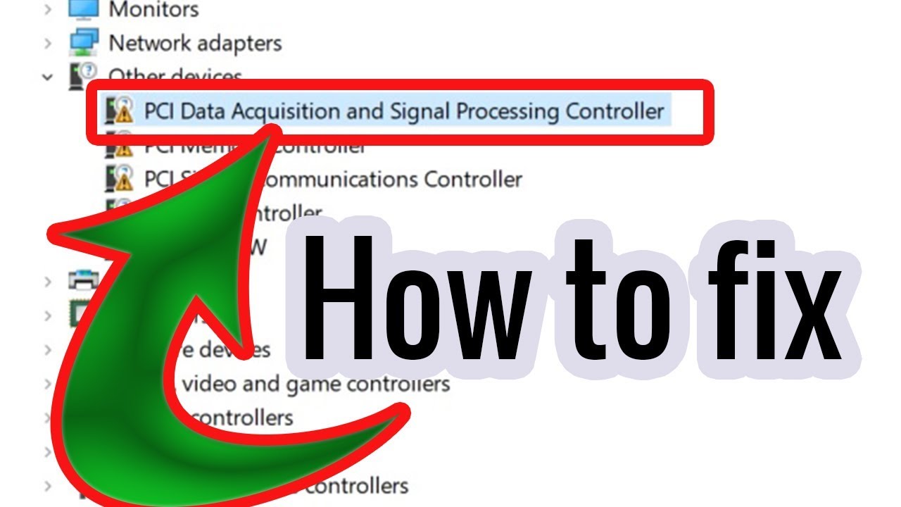 pci data acquisition and signal processing controller driver