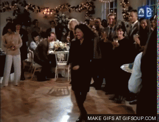 gif elaine dancing