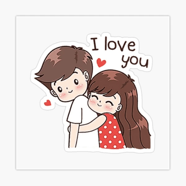 cute couple stickers