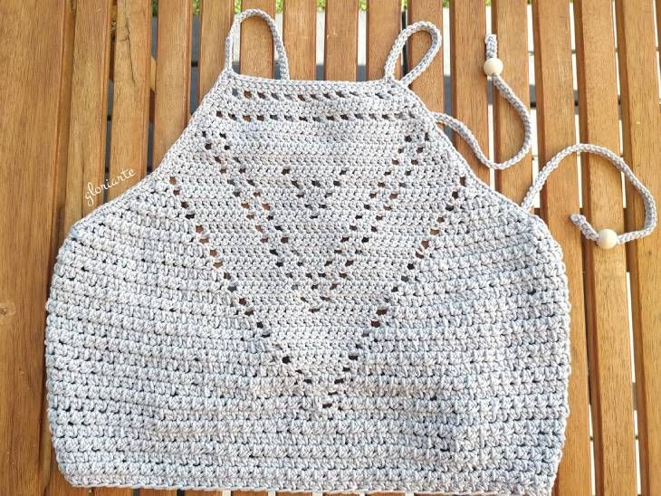 como hacer top de crochet