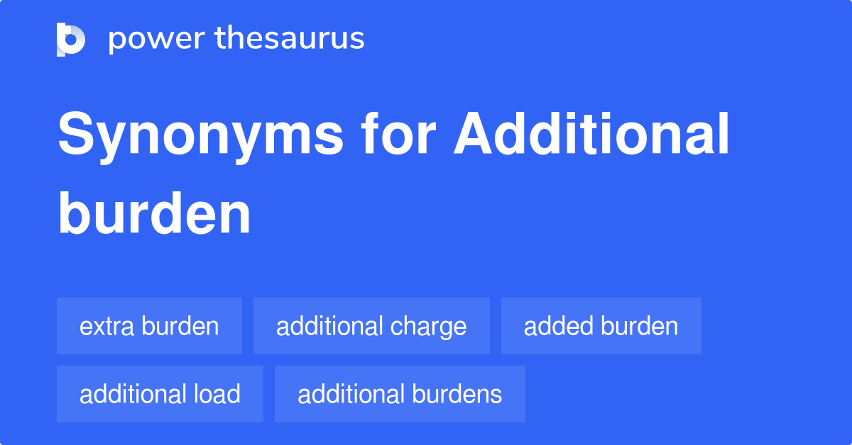 burden synonym