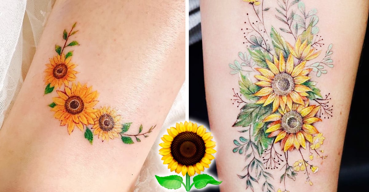 tatuajes de girasoles