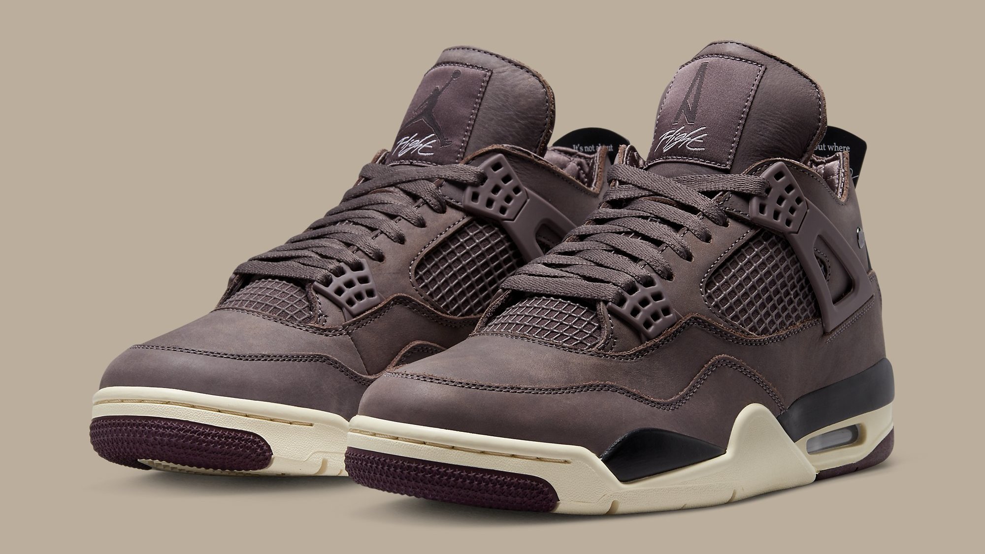 brown air jordan 4s