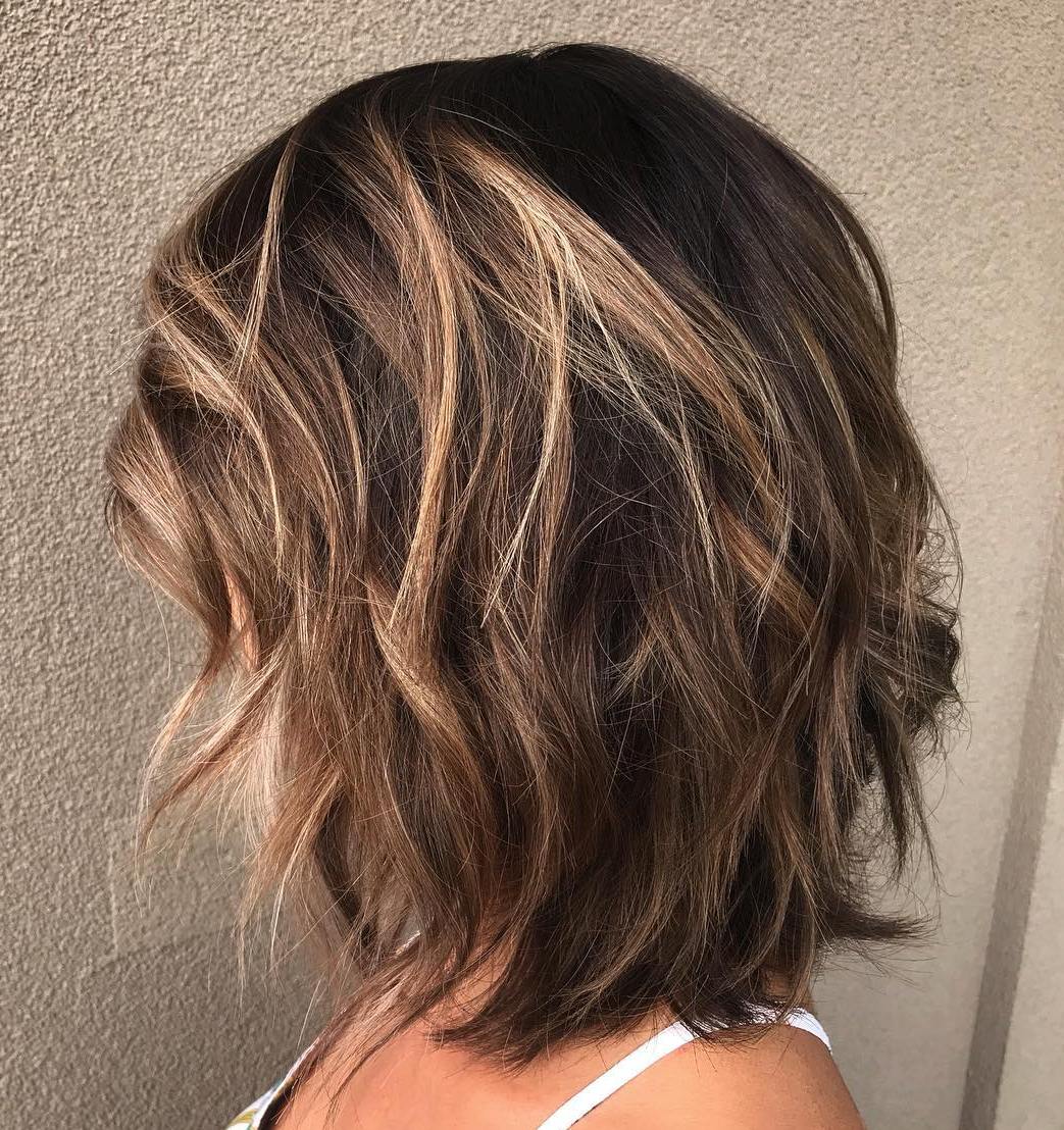 layered hairstyles for medium length hair