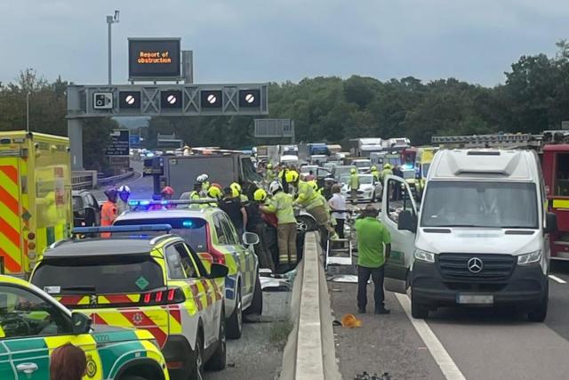 m20 accident yesterday