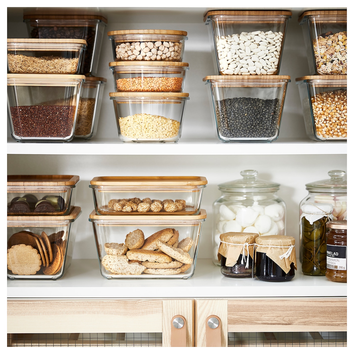 ikea glass food storage